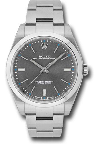 Pre-owned Rolex Steel Oyster Perpetual — 114300