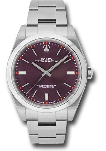 Pre-owned Rolex Steel Oyster Perpetual — 114300