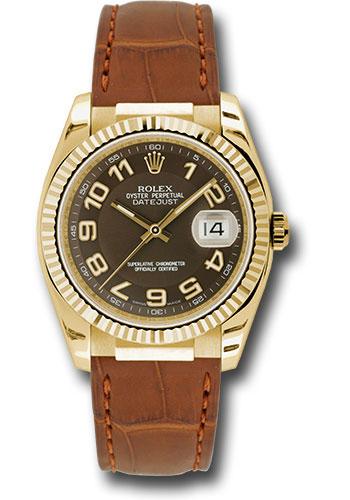 Pre-owned Rolex Yellow Gold Datejust — 116138
