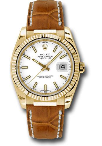 Pre-owned Rolex Yellow Gold Datejust — 116138