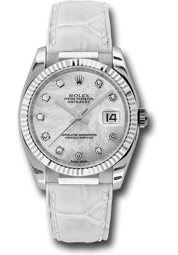 Pre-owned Rolex White Gold Datejust — 116139