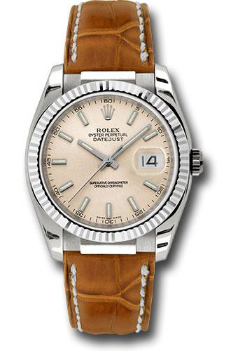 Pre-owned Rolex White Gold Datejust — 116139