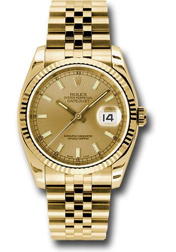 Pre-owned Rolex Yellow Gold Datejust — 116238