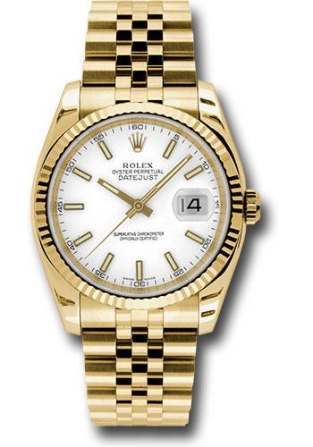 Pre-owned Rolex Yellow Gold Datejust — 116238