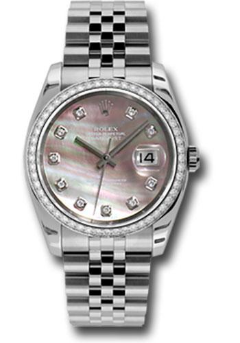 Pre-owned Rolex Steel and White — 116244