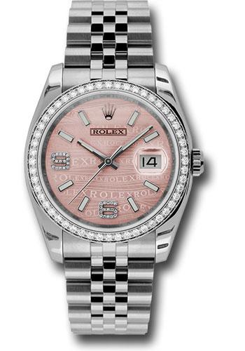 Pre-owned Rolex Steel and White — 116244