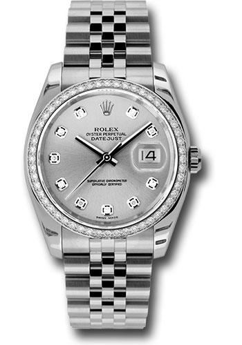 Pre-owned Rolex Steel and White — 116244