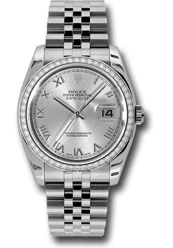 Pre-owned Rolex Steel and White — 116244