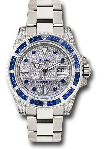 Pre-owned Rolex White Gold Submariner — 116659