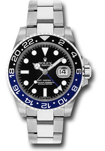 Pre-owned Rolex Steel GMT-Master II — 116710BLNR