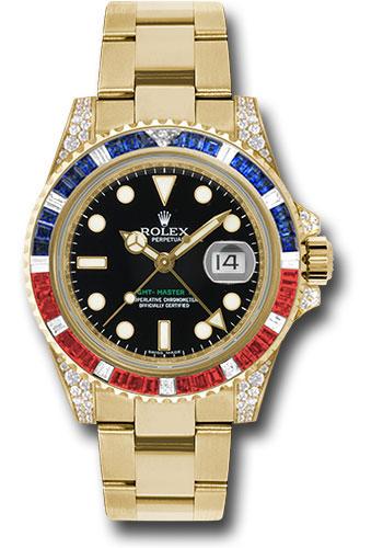 Pre-owned Rolex Yellow Gold GMT-Master — 116758SARU