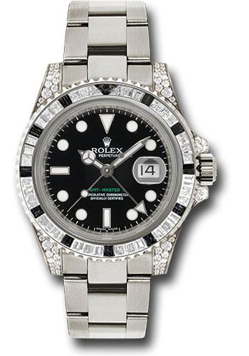 Pre-owned Rolex White Gold GMT-Master — 116759SANR