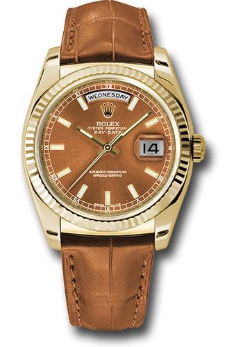 Pre-owned Rolex Yellow Gold Day-Date — 118138