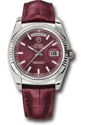 Pre-owned Rolex White Gold Day-Date — 118139