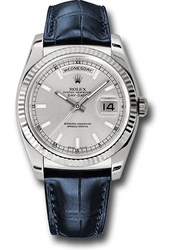 Pre-owned Rolex White Gold Day-Date — 118139