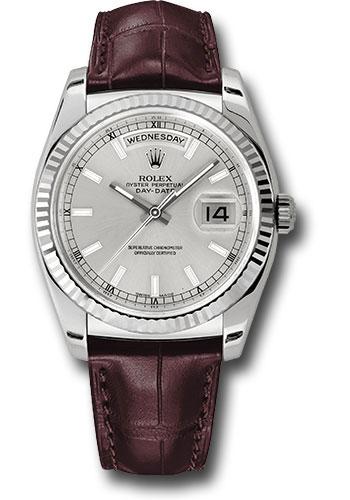 Pre-owned Rolex White Gold Day-Date — 118139
