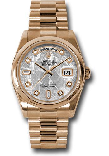 Pre-owned Rolex Pink Gold Day-Date — 118205
