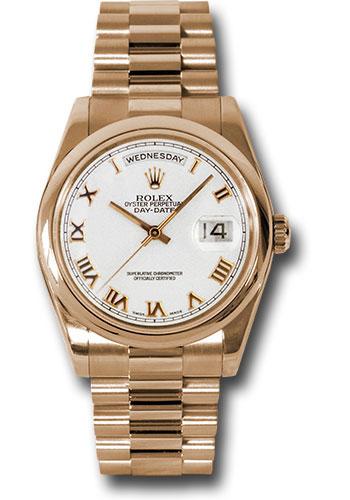 Pre-owned Rolex Pink Gold Day-Date — 118205