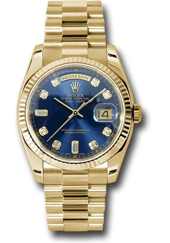 Pre-owned Rolex Yellow Gold Day-Date — 118238