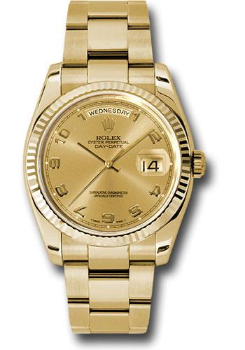 Pre-owned Rolex Yellow Gold Day-Date — 118238