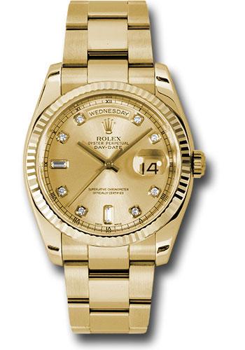Pre-owned Rolex Yellow Gold Day-Date — 118238
