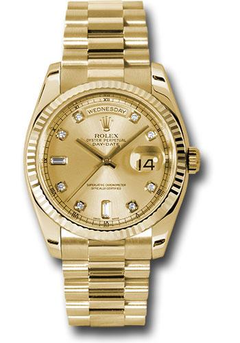 Pre-owned Rolex Yellow Gold Day-Date — 118238