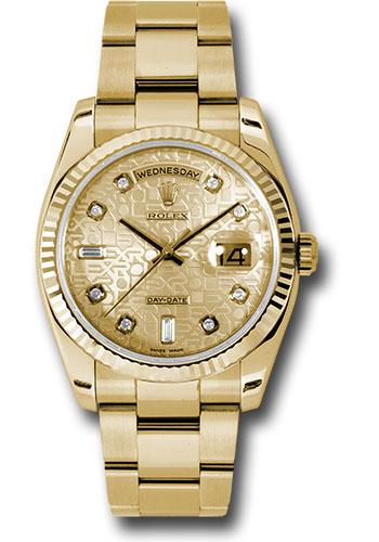 Pre-owned Rolex Yellow Gold Day-Date — 118238