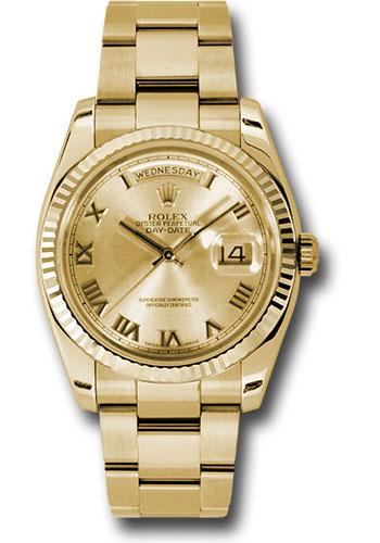 Pre-owned Rolex Yellow Gold Day-Date — 118238