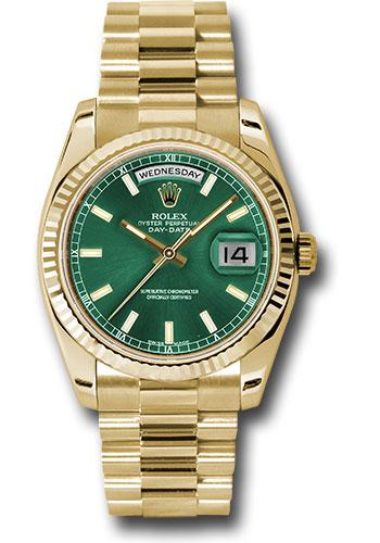 Pre-owned Rolex Yellow Gold Day-Date — 118238