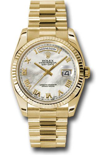 Pre-owned Rolex Yellow Gold Day-Date — 118238