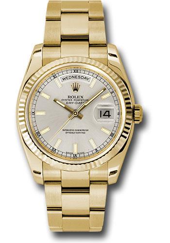 Pre-owned Rolex Yellow Gold Day-Date — 118238