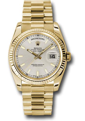 Pre-owned Rolex Yellow Gold Day-Date — 118238