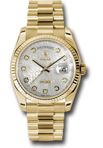 Pre-owned Rolex Yellow Gold Day-Date — 118238