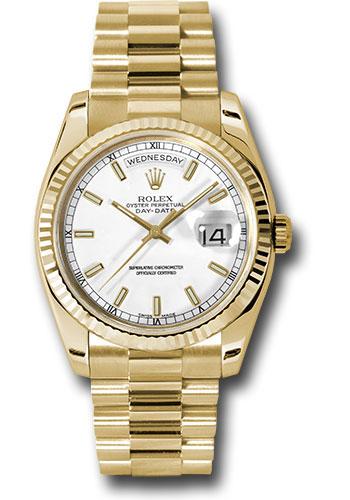 Pre-owned Rolex Yellow Gold Day-Date — 118238