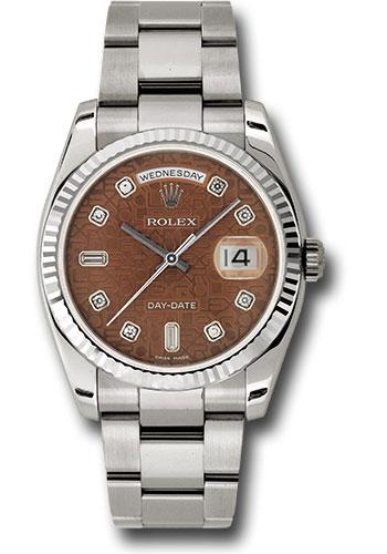 Pre-owned Rolex White Gold Day-Date — 118239