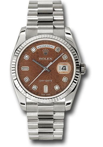 Pre-owned Rolex White Gold Day-Date — 118239