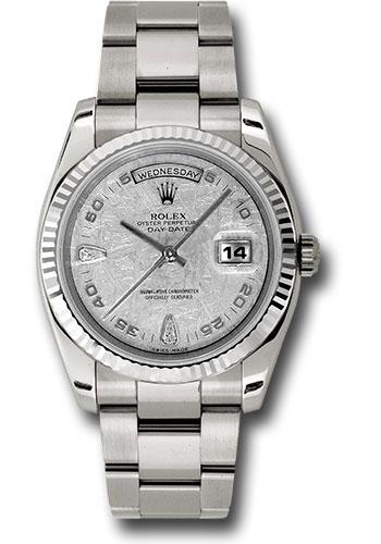 Pre-owned Rolex White Gold Day-Date — 118239