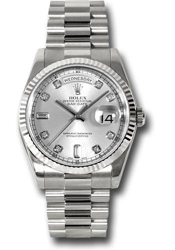 Pre-owned Rolex White Gold Day-Date — 118239