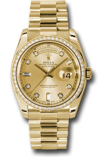 Pre-owned Rolex Yellow Gold Day-Date — 118348
