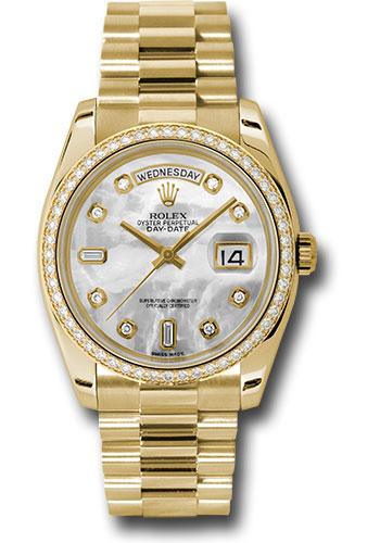 Pre-owned Rolex Yellow Gold Day-Date — 118348