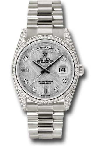 Pre-owned Rolex White Gold Day-Date — 118389
