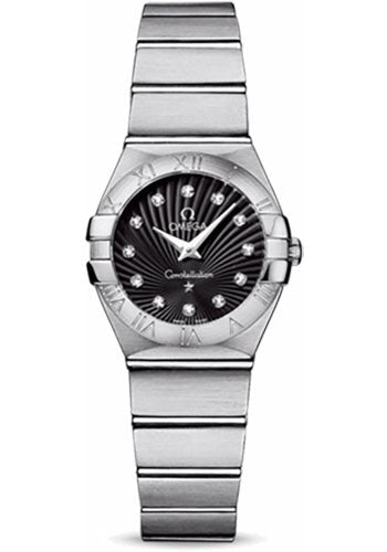 Omega Ladies Constellation Quartz Steel 123.10.24.60.51.001 watch