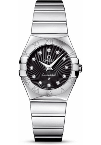 Pre-owned Omega Ladies Constellation Polished — 123.10.27.60.51.002