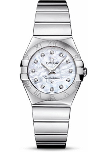 Pre-owned Omega Ladies Constellation Polished — 123.10.27.60.55.002