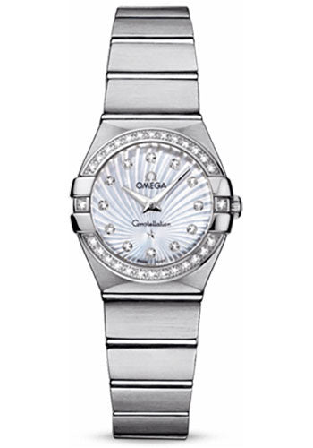 Pre-owned Omega Ladies Constellation — 123.15.24.60.55.002
