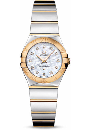 Pre-owned Omega Ladies Constellation Polished — 123.20.24.60.55.004
