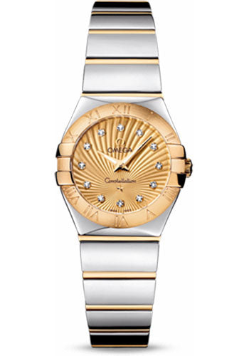 Pre-owned Omega Ladies Constellation Polished — 123.20.24.60.58.002