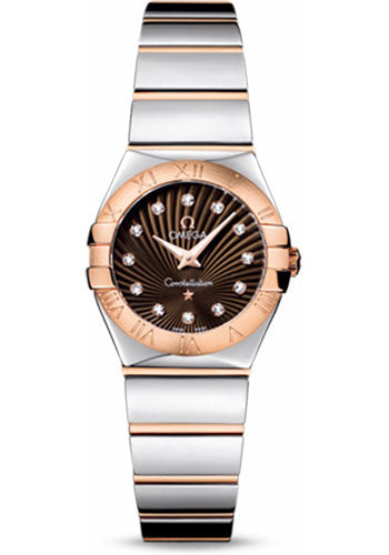 Pre-owned Omega Ladies Constellation Polished — 123.20.24.60.63.002