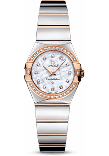 Pre-owned Omega Ladies Constellation Polished — 123.25.24.60.55.005