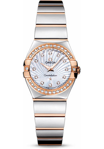 Pre-owned Omega Ladies Constellation Polished — 123.25.24.60.55.006